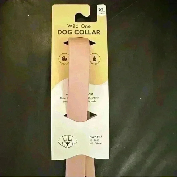 NWT Wild One 🐾 XL Pink Dog Collar Great Dane English Bulldog - Picture 3 of 4